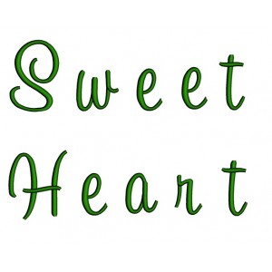 Sweetheart Embroidery Font Digitized Lower and Upper Case 1 2 3 inch Instant Download Sweetheart Embroidery Font Digitized Lower and Upper Case 1 2 3 inch Instant Download